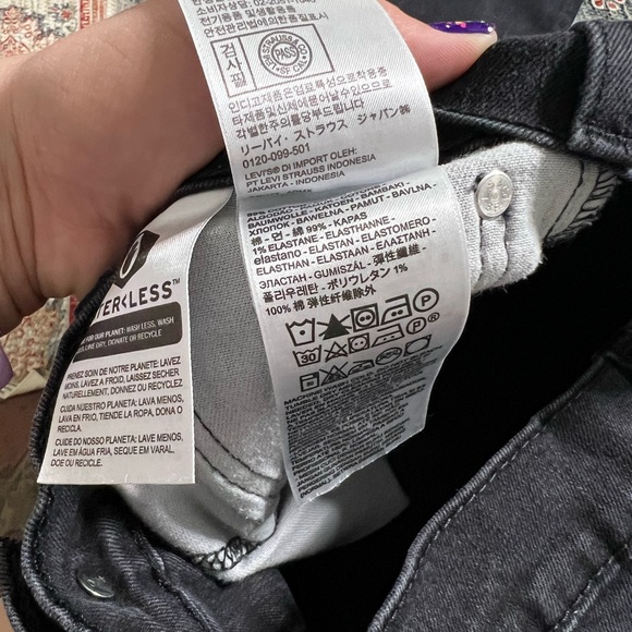 Levi’s black slim 512 denim jeans - Picture 5 of 8